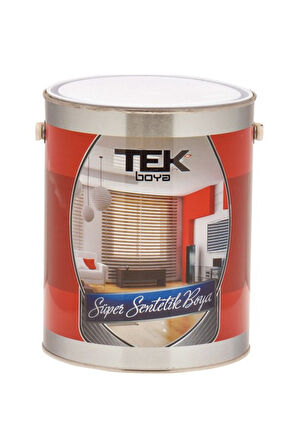 TEK SÜPER LÜKS SENTETİK YAĞLI BOYA AÇIK GRİ 0,750Lt