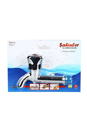 ŞAHİNLER UZUN MUSLUK AÇ KAPA VAKUMLU M022