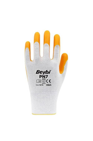 BEYBİ ELDİVEN NİTRİL BEYAZ SARI  PN-7 NO:9 L