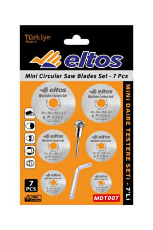 ELTOS MİNİ DAİRE TESTERE SETİ - 7 PARÇA