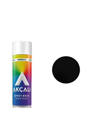 AKÇALI SPREY BOYA PARLAK SİYAH 400 ML