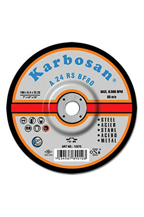 KARBOSAN FLEX TAŞLAMA TAŞI (180X8X22.23)