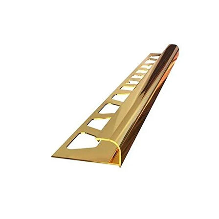 10 MM ALM. PARLAK SARI SERAMİK KÖŞE PROFİLİ