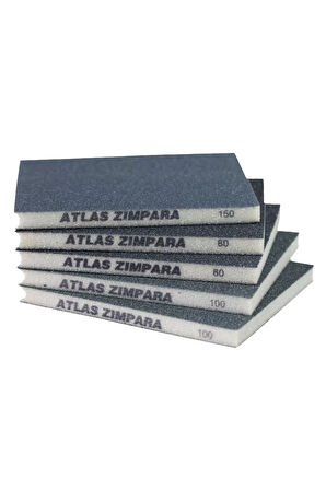 ATLAS SÜNGER ZIMPARA İNCE (98X123X10 MM) 120 KUM