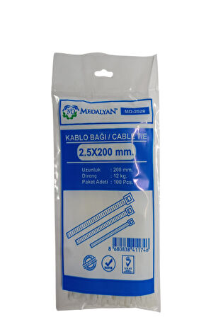 MEDALYAN KABLO BAĞI (2.5X200 MM)