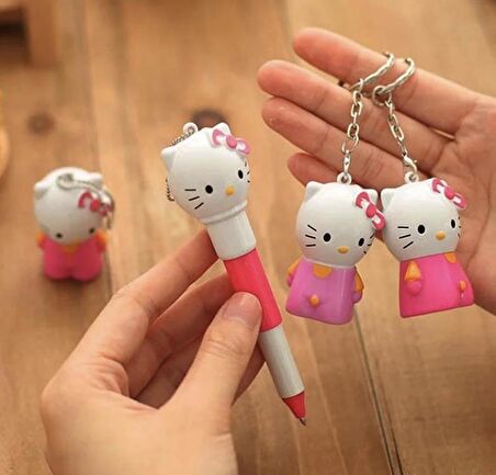 Hello Kitty Mini KALEM Fuşya 1 Adet