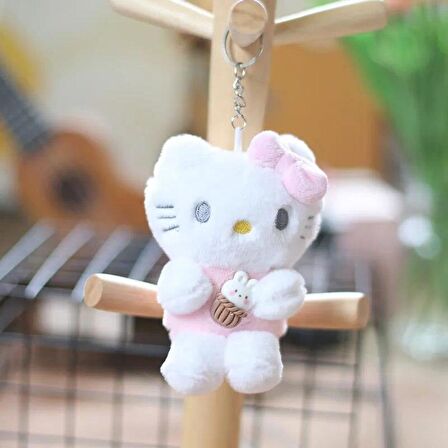 Hello Kitty Peluş Anahtralık Çanta Süsü