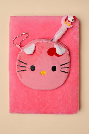 Hello Kitty Cepli Peluş Defter