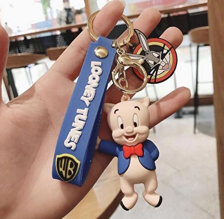  Porky Silikon Anahtarlık 