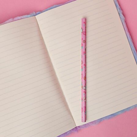 Avakado Peluş Squishy Cizgili Defter Kalem Hediyeli 