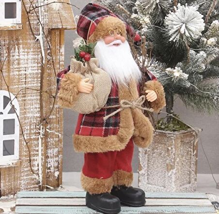 Yılbaşı Noel Baba Biblo 32 Cm 