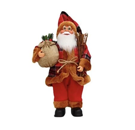 Yılbaşı Noel Baba Biblo 32 Cm 