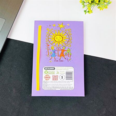The Sun Tasarımlı Lastikli Defter