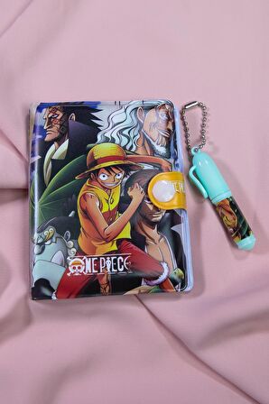 One Piece Mini Defter  Kalem Set