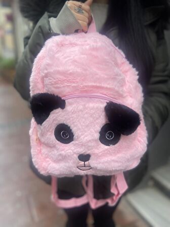 Peluş Panda Sırt Çantası 