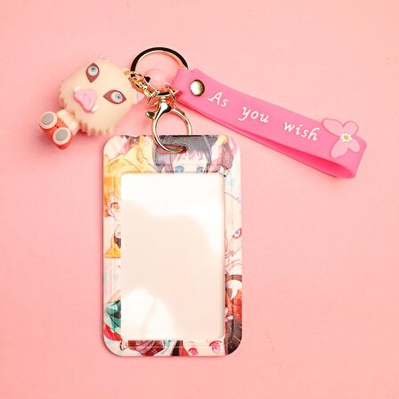 Demon Slayer Inosuke  Silikon Anahtralık Kartlık 