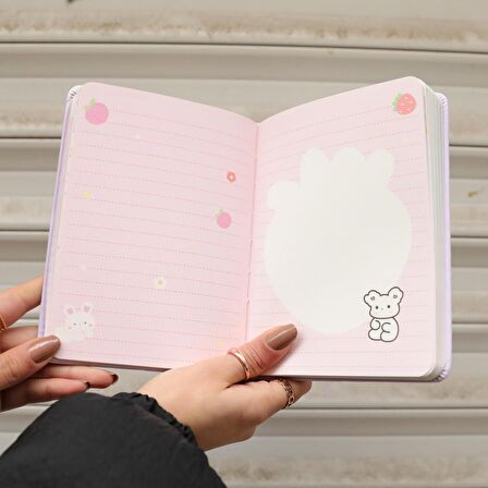Sevimli Ayıcık  Pofuduk Yumuşak Defter Hatıra Defteri
