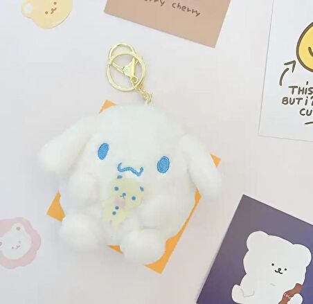 Cinnamaroll Peluş Bozuk Para Cüzdanı Anahtarlık