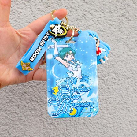 Sailor Moon Ay Savaşçısı Anime Karakter Anahtarlık Ve Çanta Aksesuarı  Kartlık