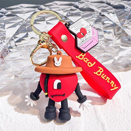 Kötü Bunny Bad Bunny Anahtarlık Ve Çanta Aksesuarı