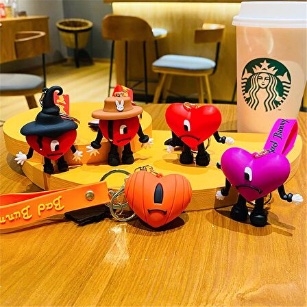Kötü Bunny Bad Bunny Anahtarlık Ve Çanta Aksesuarı