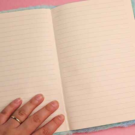 Kuromi Peluş Cüzdanlı Defter Çizgili