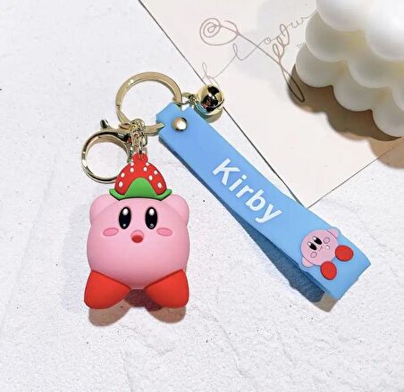 Anime Kirby Silikon Anahtralık Çanta Süsü