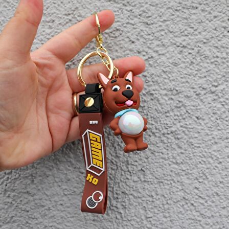 Sevimli Köpek Scooby Doo Işıklı Anahtarlık