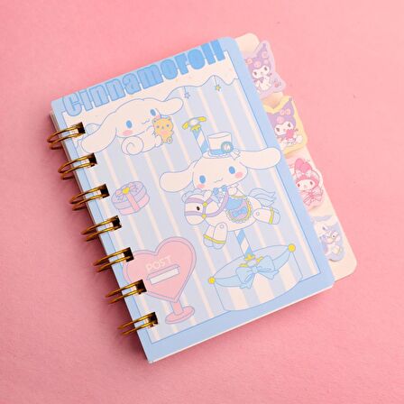 Sanrio Karakterler Mini Ayraçlı Defter