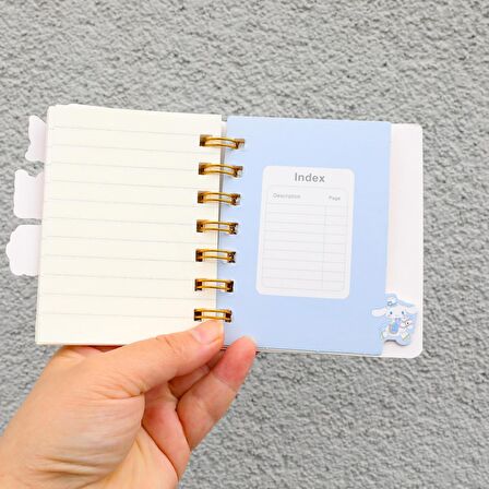 Sanrio Karakterler Mini Ayraçlı Defter