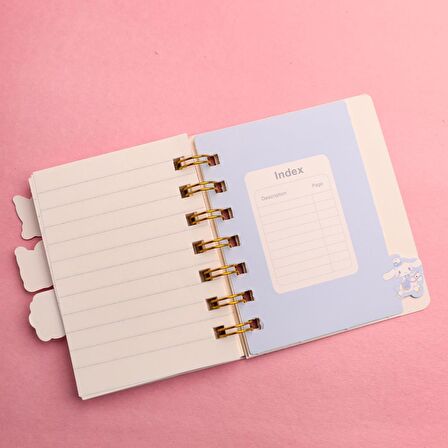 Sanrio Karakterler Mini Ayraçlı Defter