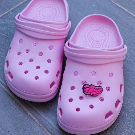 Pembe Crocs Terlik Süsü