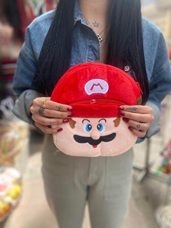 Super Mario Peluş Sırt Çantası 22 Cm