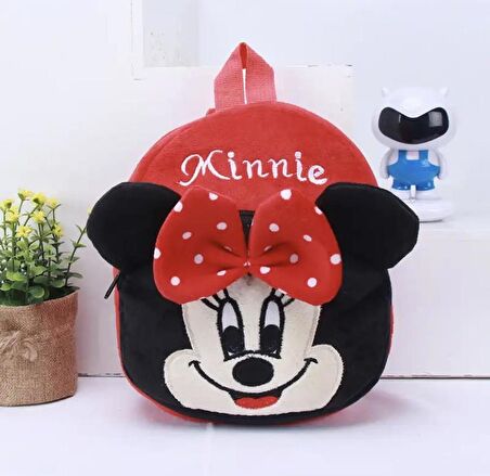 Minnie Mouse Peluş Sırt Çantası 22 Cm