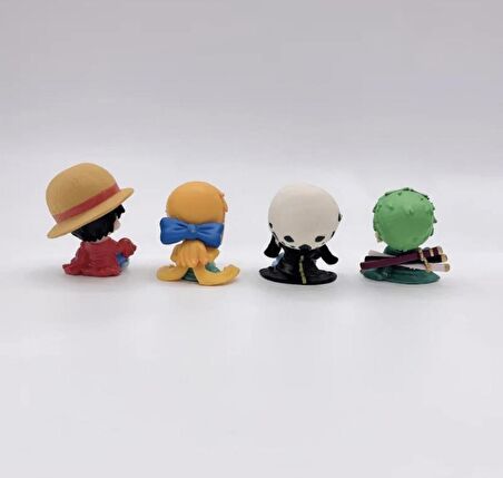 One Piece Zoro Anime 4 Parça Mini Figür Seti