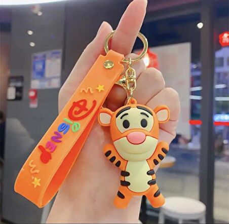 Winnie The Pooh Tigger 3d Anahtarlık Çanta Süsü