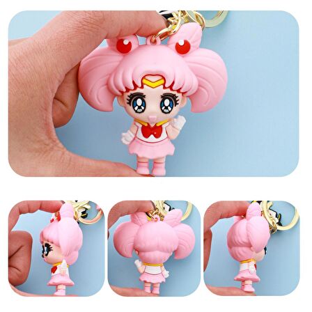 Sailor Moon Ay Savaşçısı Anime Karakter Anahtarlık Ve Çanta Aksesuarı 