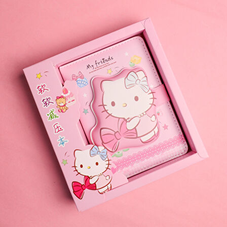 Kawaii Sanrio  Karakterleri Mıknatıs Kapaklı  Kutulu Defter