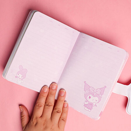 Kawaii Sanrio  Karakterleri Mıknatıs Kapaklı  Kutulu Defter