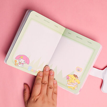 Kawaii Sanrio  Karakterleri Mıknatıs Kapaklı  Kutulu Defter