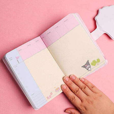 Kawaii Sanrio  Karakterleri Mıknatıs Kapaklı  Kutulu Defter