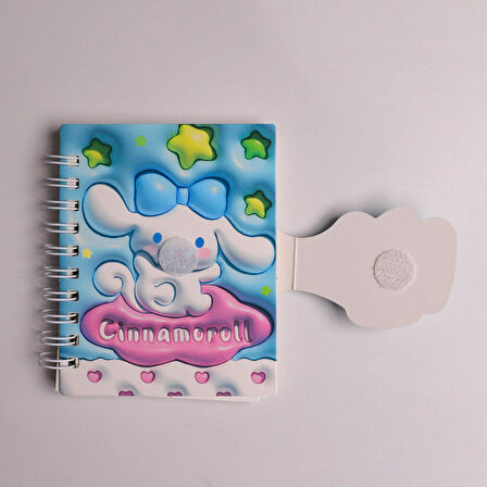 Kawaii Sanrio Hello Kitty ,Melodi ,Kuromi ,Cinnamarol Defter Mıknatıslı Mini