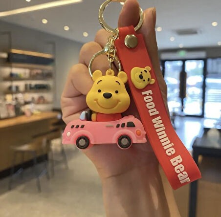 Winnie the Pooh Silikon Anahtarlık 1 Adet