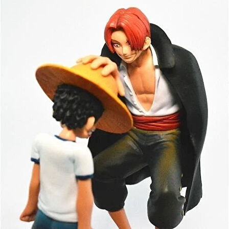 Anime One Piece Luffy Ve Shanks Koleksiyon Figürü