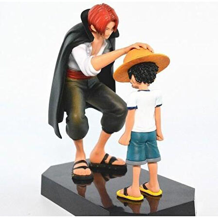 Anime One Piece Luffy Ve Shanks Koleksiyon Figürü