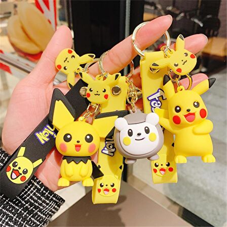 Pokemon Pikachu Anahtarlık Ve Çanta Aksesuarı 