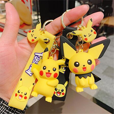 Pokemon Pikachu Anahtarlık Ve Çanta Aksesuarı 