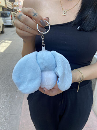 Sevimli Tavşan Peluş Anahtarlık Çanta  Süsü