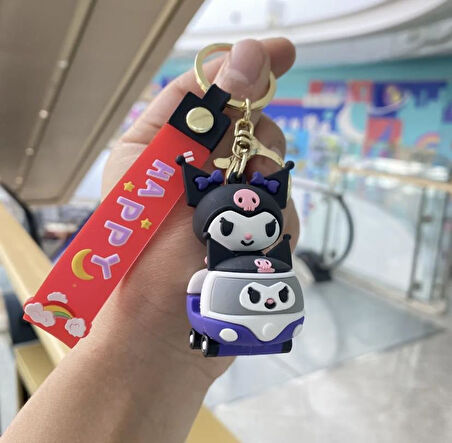 Sanrio Karakterleri Araba Tasarımlı Anahtarlık