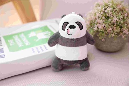 Peluş Panda Anahtarlık Çanta Süsü Peluş Anahtarlık